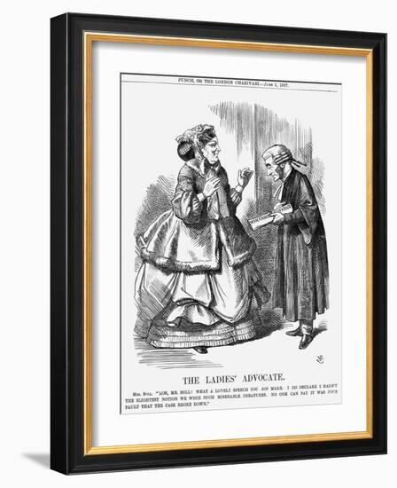 The Ladies' Advocate, 1867-John Tenniel-Framed Giclee Print