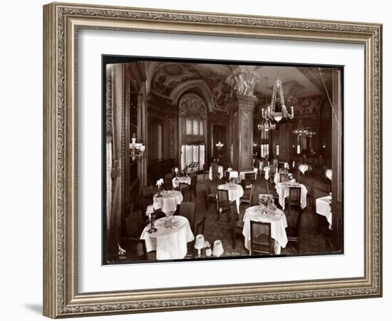 The Ladies' Cafe at the Hotel McAlpin, 1913-Byron Company-Framed Giclee Print