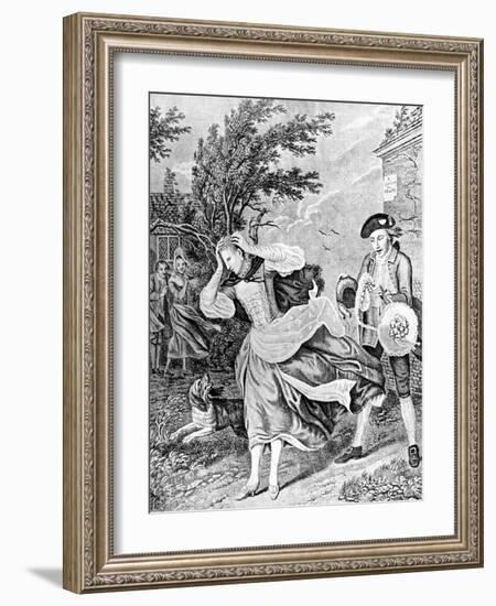 The Ladies Disaster, 1771-Caldwell-Framed Giclee Print