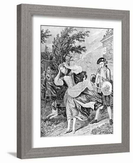 The Ladies Disaster, 1771-Caldwell-Framed Giclee Print