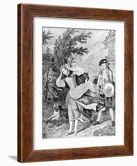 The Ladies Disaster, 1771-Caldwell-Framed Giclee Print