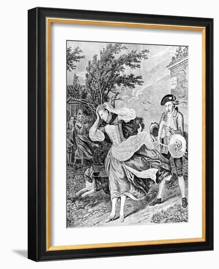 The Ladies Disaster, 1771-Caldwell-Framed Giclee Print