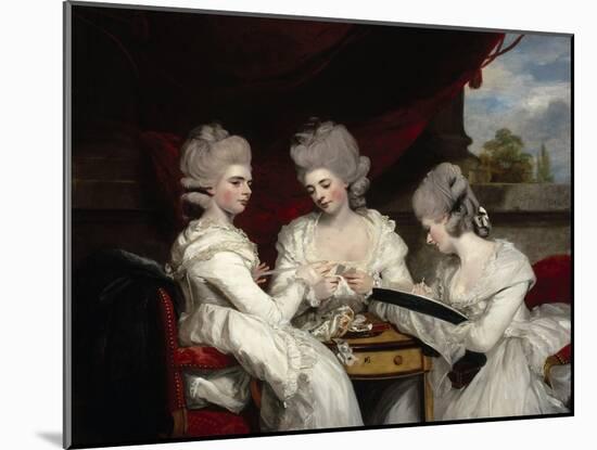 The Ladies Waldegrave, 1780-Joshua Reynolds-Mounted Giclee Print