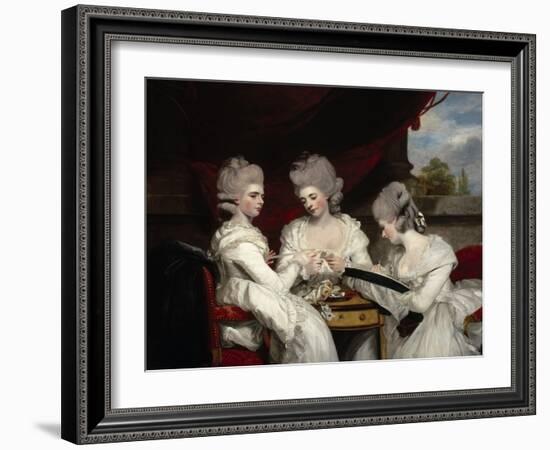 The Ladies Waldegrave, 1780-Joshua Reynolds-Framed Giclee Print