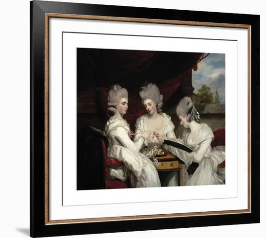 The Ladies Waldegrave-Sir Joshua Reynolds-Framed Premium Giclee Print