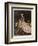 The Lady and the Lion-Arthur Rackham-Framed Premium Photographic Print