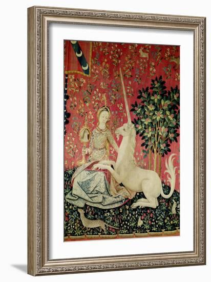 The Lady and the Unicorn: "Sight"-null-Framed Giclee Print