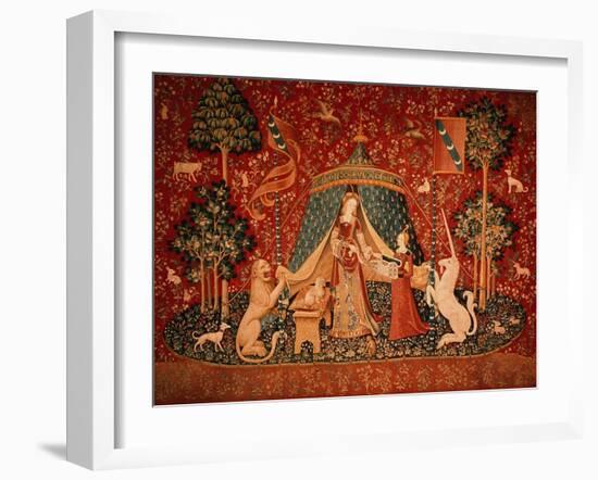 The Lady and the Unicorn: "To My Only Desire"-null-Framed Giclee Print