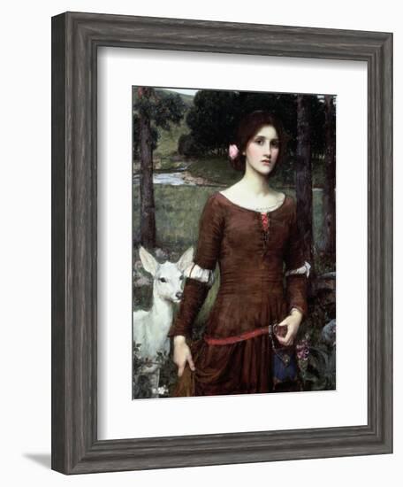 The Lady Clare, 1900-John William Waterhouse-Framed Giclee Print