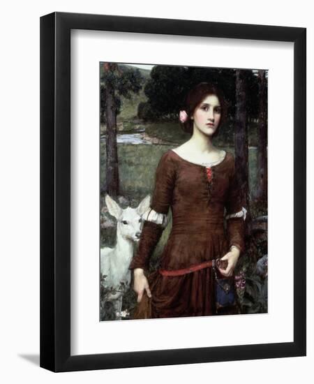 The Lady Clare, 1900-John William Waterhouse-Framed Giclee Print