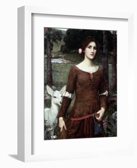 The Lady Clare, 1900-John William Waterhouse-Framed Giclee Print