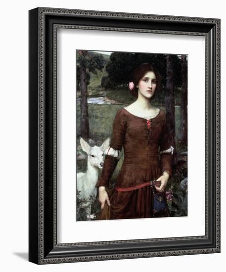 The Lady Clare, 1900-John William Waterhouse-Framed Giclee Print