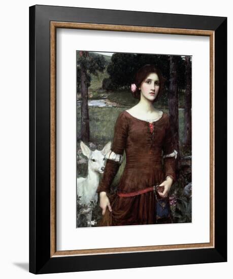 The Lady Clare, 1900-John William Waterhouse-Framed Premium Giclee Print