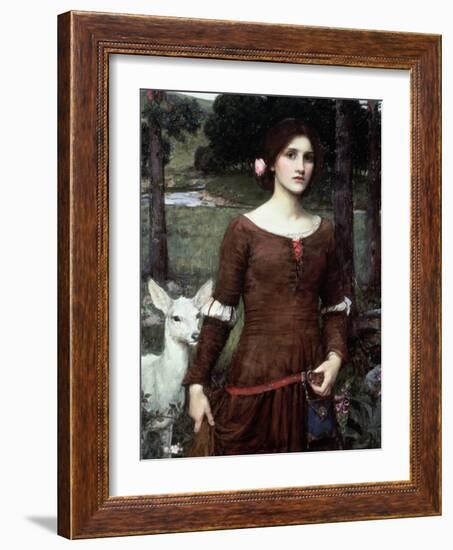 The Lady Clare, 1900-John William Waterhouse-Framed Giclee Print