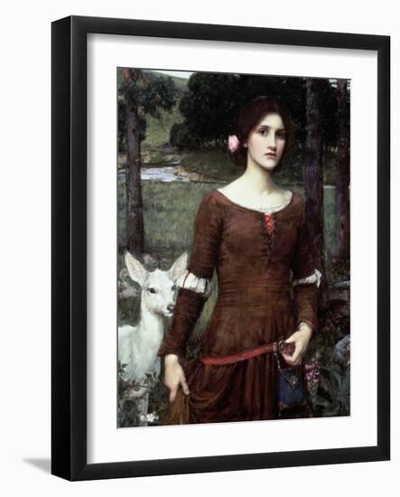 The Lady Clare, 1900-John William Waterhouse-Framed Giclee Print