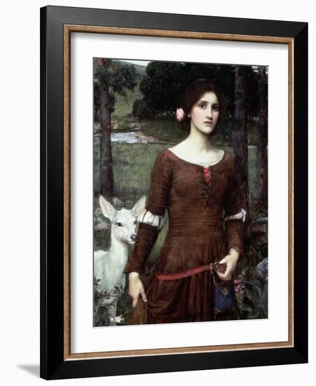 The Lady Clare, 1900-John William Waterhouse-Framed Giclee Print