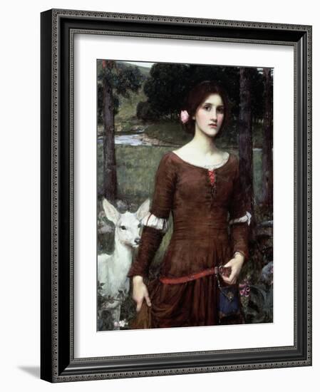 The Lady Clare, 1900-John William Waterhouse-Framed Giclee Print