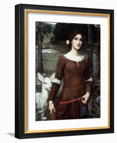 The Lady Clare, 1900-John William Waterhouse-Framed Giclee Print