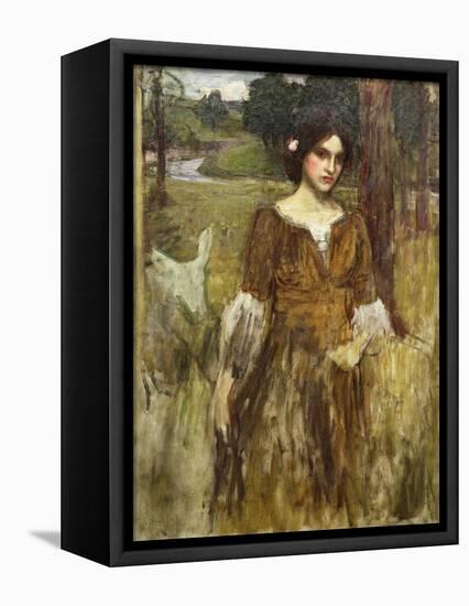 The Lady Clare, C.1900-John William Waterhouse-Framed Premier Image Canvas