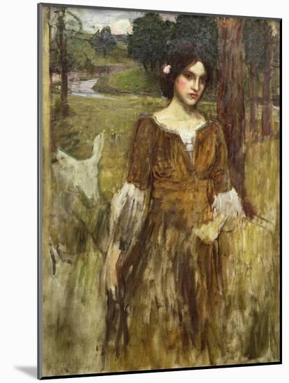 The Lady Clare, C.1900-John William Waterhouse-Mounted Giclee Print