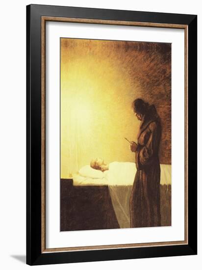 The Lady Dies-Newell Convers Wyeth-Framed Art Print