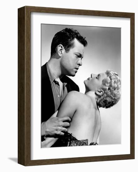 The Lady From Shanghai, Orson Welles, Rita Hayworth, 1947-null-Framed Photo