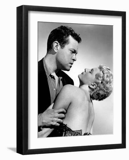 The Lady From Shanghai, Orson Welles, Rita Hayworth, 1947-null-Framed Photo