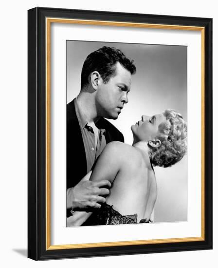 The Lady From Shanghai, Orson Welles, Rita Hayworth, 1947-null-Framed Photo