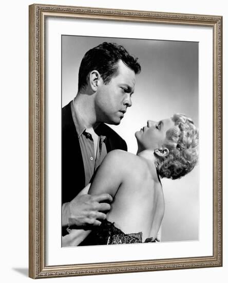 The Lady From Shanghai, Orson Welles, Rita Hayworth, 1947-null-Framed Photo