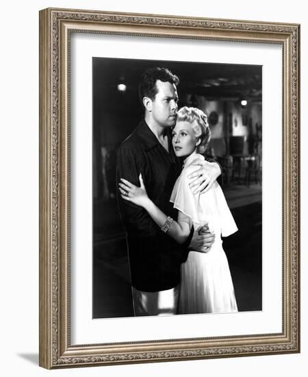 The Lady From Shanghai, Orson Welles, Rita Hayworth, 1947-null-Framed Photo