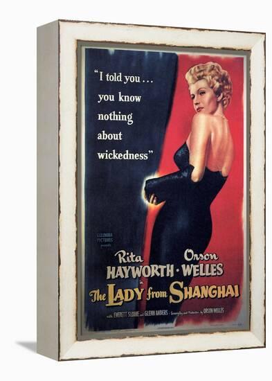 The Lady From Shanghai, Rita Hayworth, Directed by Orson Welles, 1947-null-Framed Premier Image Canvas