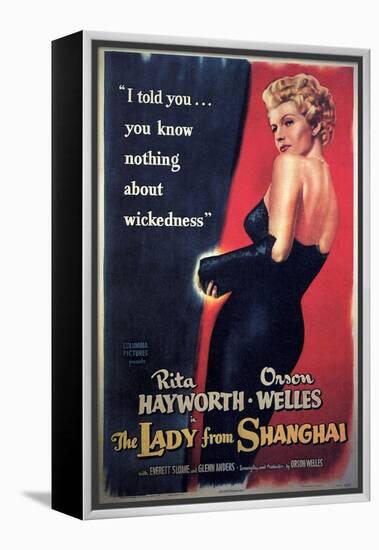 The Lady From Shanghai, Rita Hayworth, Directed by Orson Welles, 1947-null-Framed Premier Image Canvas