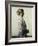 The Lady in Black, 1910 (Oil on Canvas)-William Nicholson-Framed Giclee Print