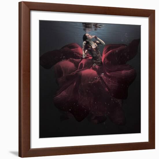 The Lady In Red-Martha Suherman-Framed Giclee Print