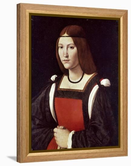The Lady in Red-Giovanni Antonio Boltraffio-Framed Premier Image Canvas