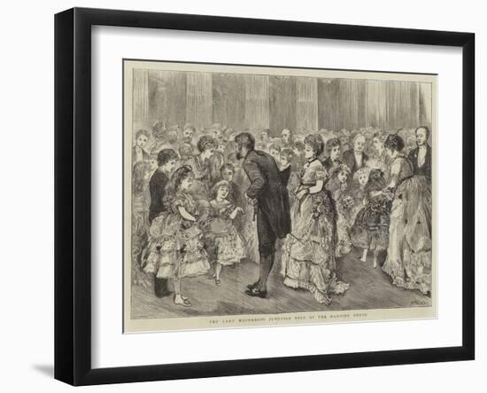 The Lady Mayoress's Juvenile Ball at the Mansion House-Henry Woods-Framed Giclee Print