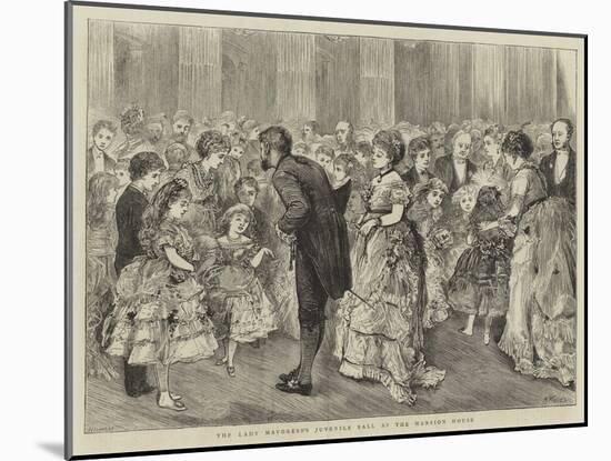 The Lady Mayoress's Juvenile Ball at the Mansion House-Henry Woods-Mounted Giclee Print