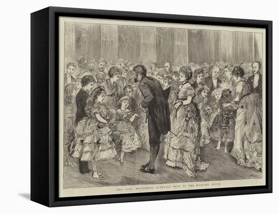 The Lady Mayoress's Juvenile Ball at the Mansion House-Henry Woods-Framed Premier Image Canvas