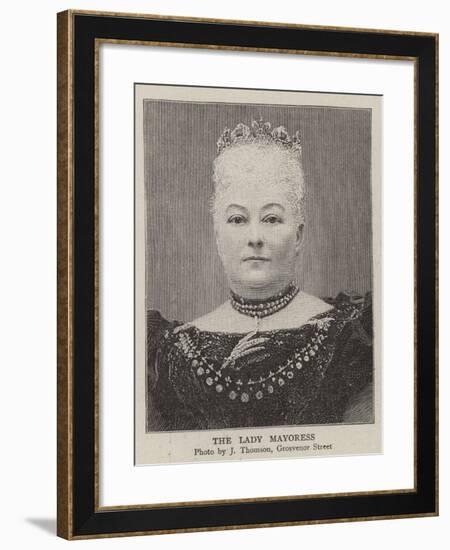 The Lady Mayoress-null-Framed Giclee Print