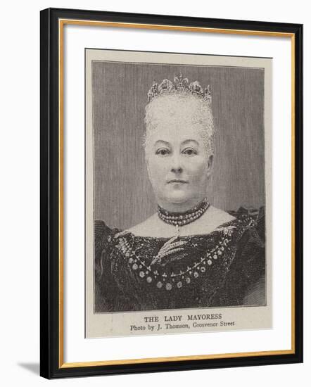 The Lady Mayoress-null-Framed Giclee Print