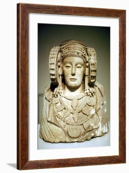 The Lady of Elche, 5th Century Bc-null-Framed Photographic Print