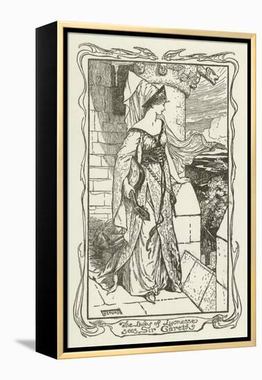 The Lady of Lyonesse Sees Sir Gareth-Henry Justice Ford-Framed Premier Image Canvas