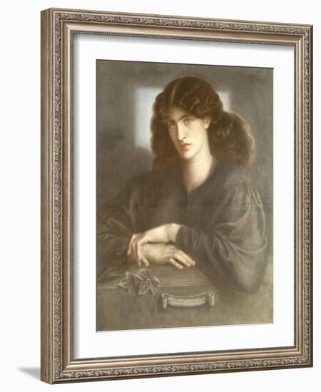 The Lady of Pity, or La Donna Della Finestra, 1870-Dante Gabriel Rossetti-Framed Giclee Print