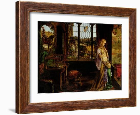 The Lady of Shalott, 1858-William Maw Egley-Framed Giclee Print