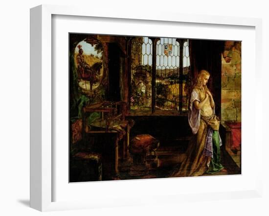 The Lady of Shalott, 1858-William Maw Egley-Framed Giclee Print