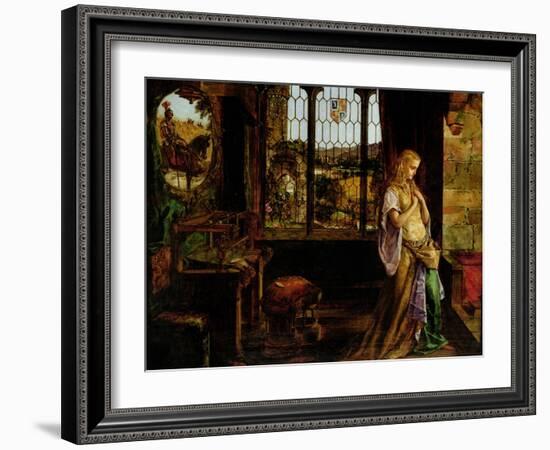 The Lady of Shalott, 1858-William Maw Egley-Framed Giclee Print