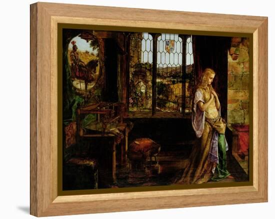 The Lady of Shalott, 1858-William Maw Egley-Framed Premier Image Canvas