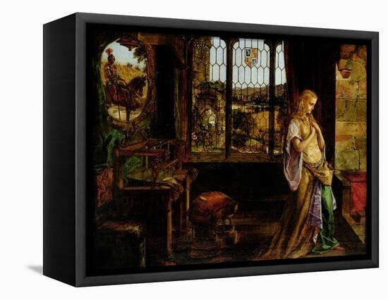 The Lady of Shalott, 1858-William Maw Egley-Framed Premier Image Canvas