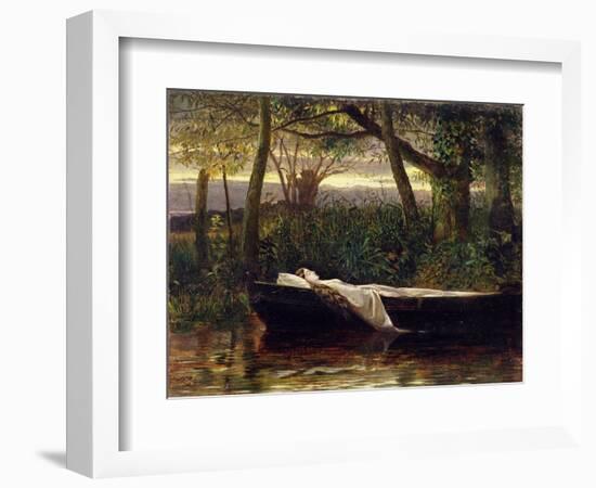 The Lady of Shalott, 1862-Walter Crane-Framed Giclee Print