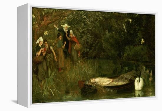 The Lady of Shalott, 1873-Arthur Hughes-Framed Premier Image Canvas